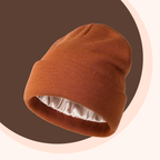 Satynowa Czapka Warmi